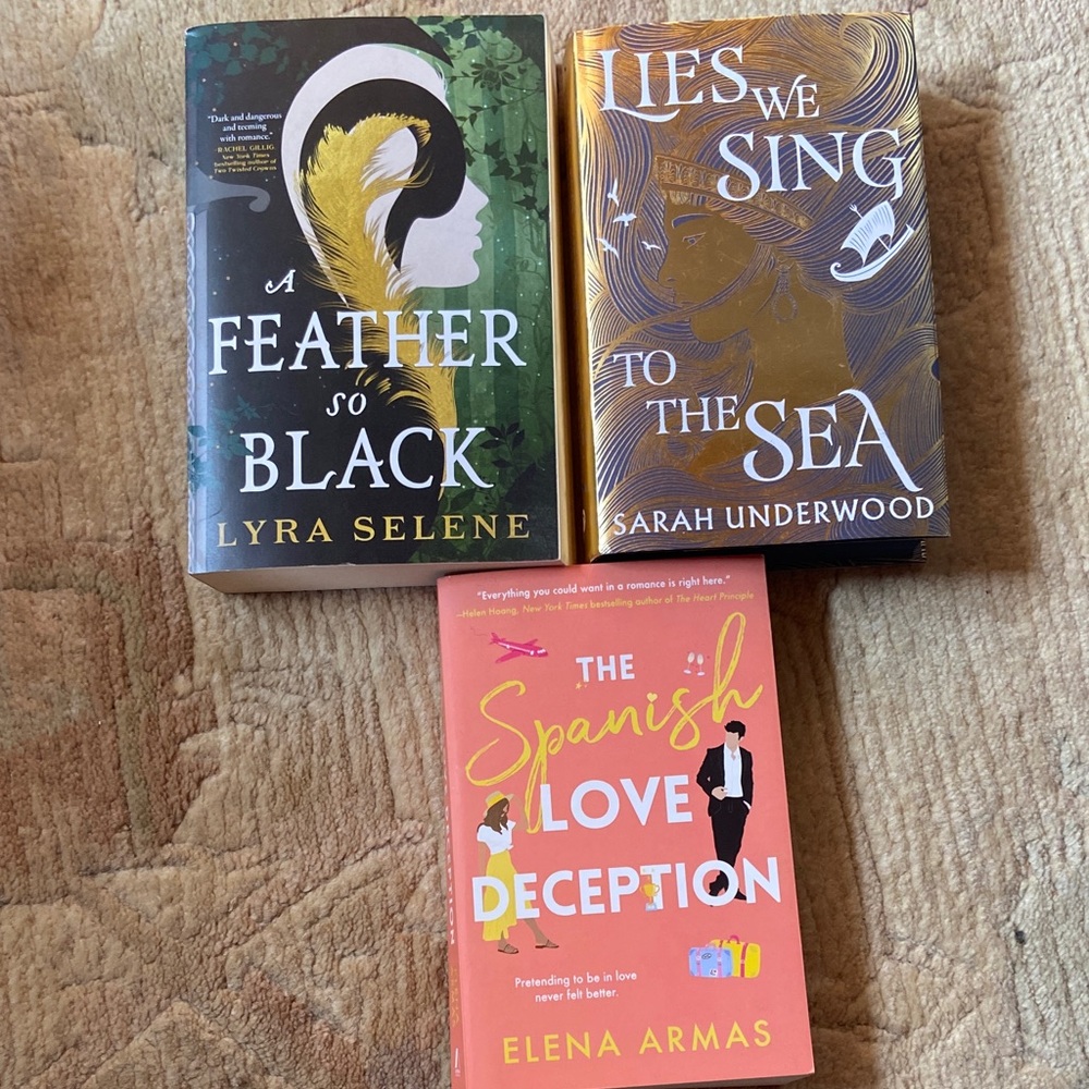 Fantasy Book Bundle A Feather So Black by - Black Cover
